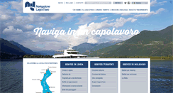 Desktop Screenshot of navigazionelagoiseo.it