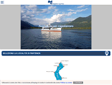 Tablet Screenshot of navigazionelagoiseo.it